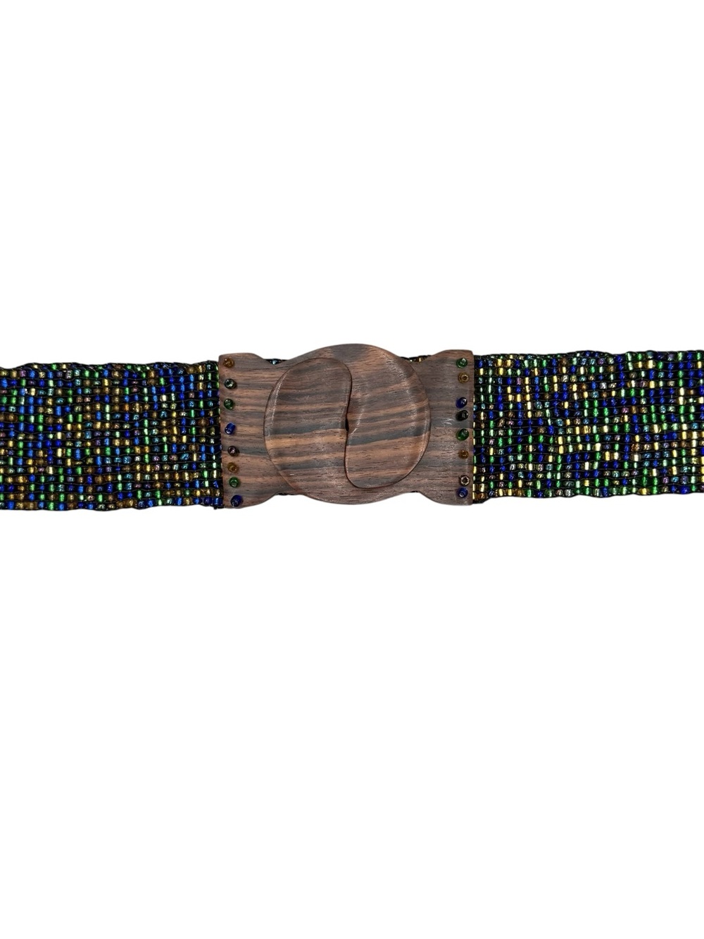 EUC - Vintage Beaded Stretch Belt
